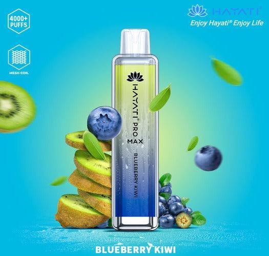 Hayati Pro Max 4000 Puffs - Blueberry Kiwi