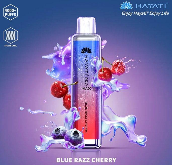 Hayati Pro Max 4000 Puffs - Blue Razz Cherry