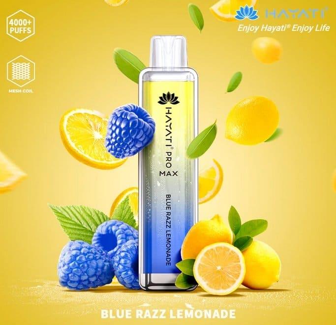 Hayati Pro Max 4000 Puffs - Blue Razz Lemonade