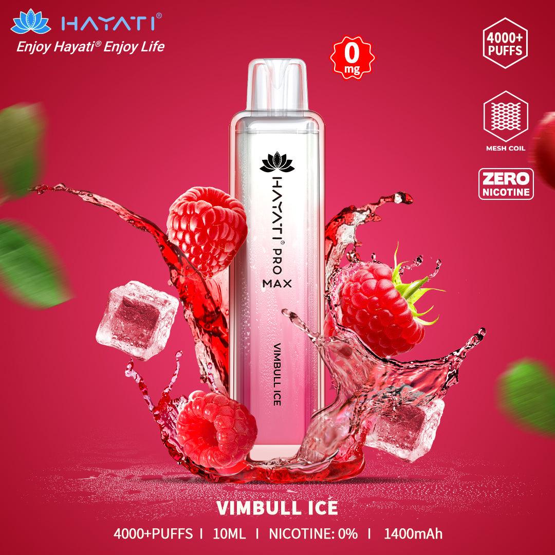 Hayati Pro Max 4000+ Puffs ZERO Nicotine - Eazy Vapes