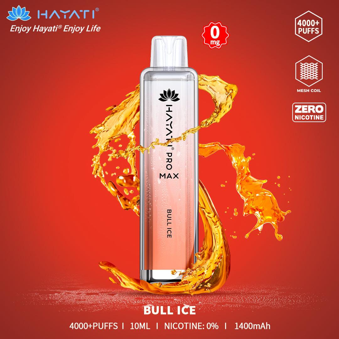 Hayati Pro Max 4000+ Puffs ZERO Nicotine - Eazy Vapes