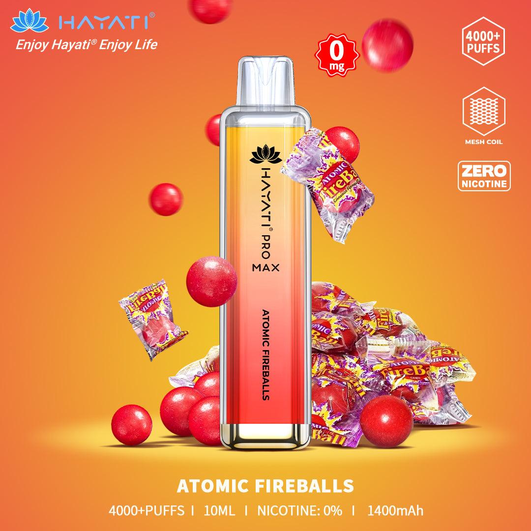 Hayati Pro Max 4000+ Puffs Zero Nicotine Disposable | Only £8.99 each | eazyvapes