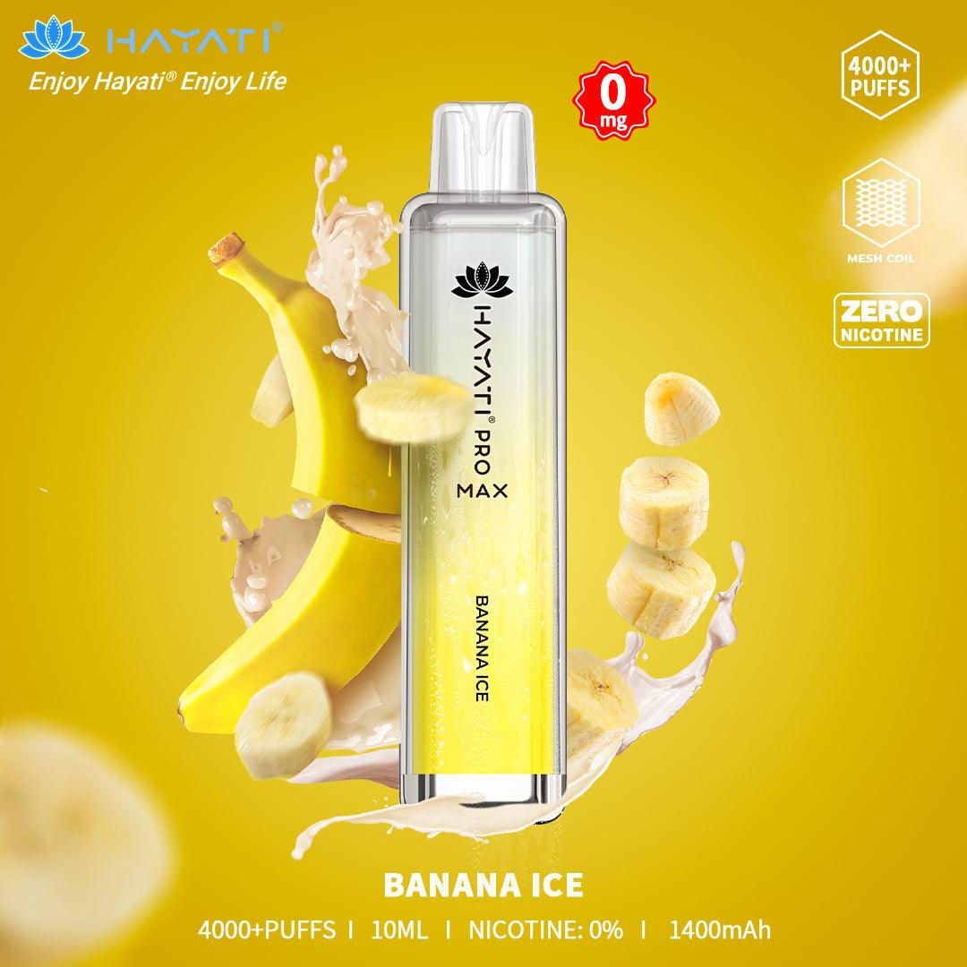 Hayati Pro Max 4000+ Puffs Zero Nicotine Disposable | Only £8.99 each | eazyvapes