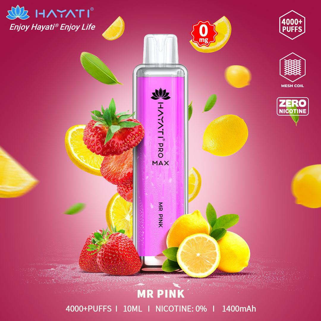 Hayati Pro Max 4000+ Puffs Zero Nicotine Disposable | Only £8.99 each | eazyvapes