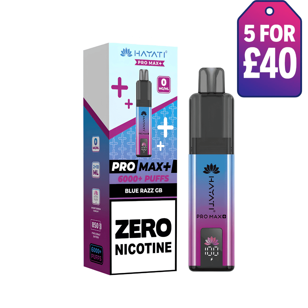 Hayati Pro Max+ 6000 Pod Kit 0MG (ZERO NICOTINE) - Eazy Vapes