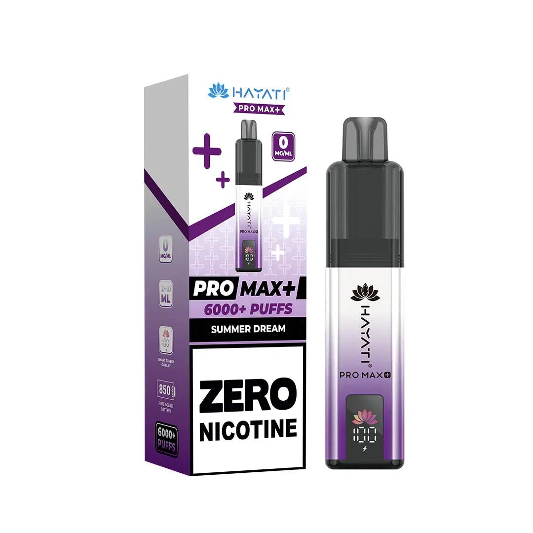 Hayati Pro Max+ 6000 Pod Kit 0MG (ZERO NICOTINE) - Eazy Vapes