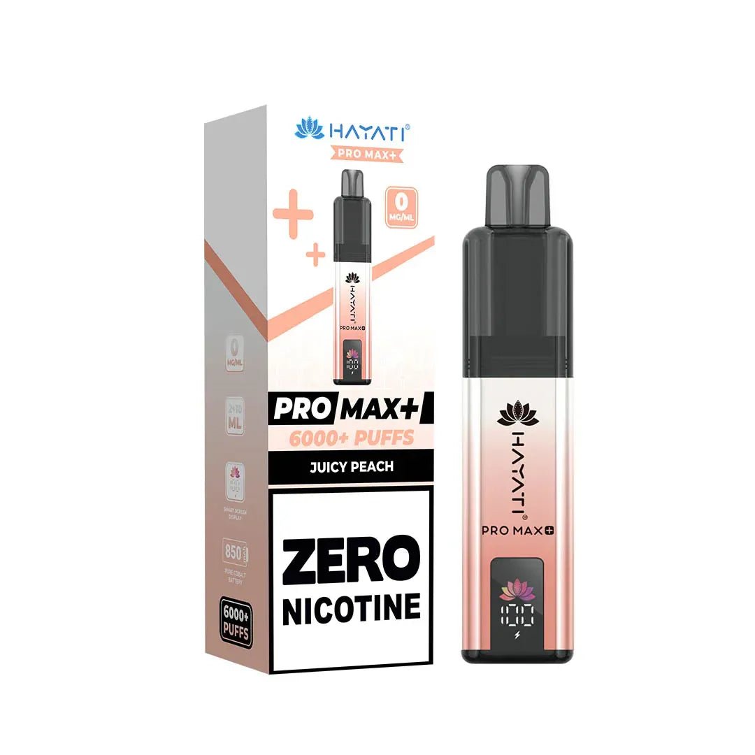 Hayati Pro Max+ 6000 Pod Kit 0MG (ZERO NICOTINE) - Eazy Vapes