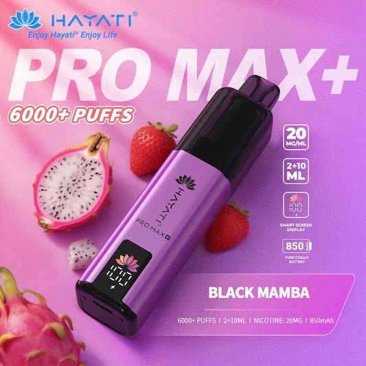 Hayati Pro Max+ 6000 Puffs Vape Kit - Eazy Vapes