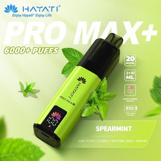 Hayati Pro Max+ 6000 Puffs Vape Kit - Eazy Vapes
