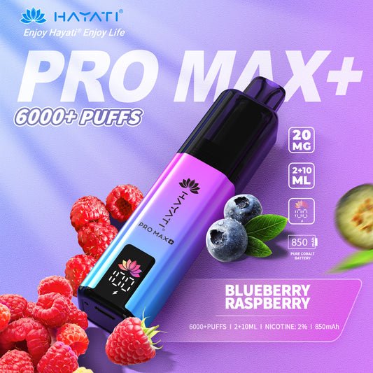 Hayati Pro Max+ 6000 Puffs Prefilled Pod Kit - Eazy Vapes