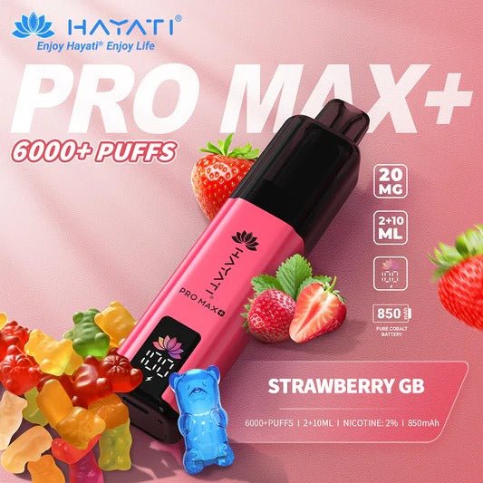 Hayati Pro Max+ 6000 Puffs Vape Kit - Eazy Vapes