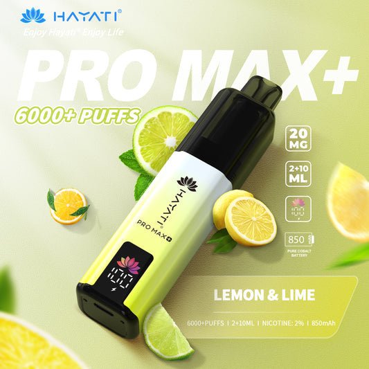 Hayati Pro Max+ 6000 Puffs Vape Kit - Eazy Vapes