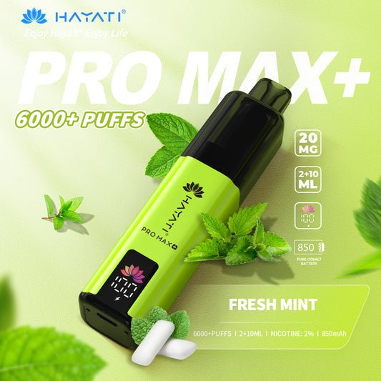 Hayati Pro Max+ 6000 Puffs Vape Kit - Eazy Vapes