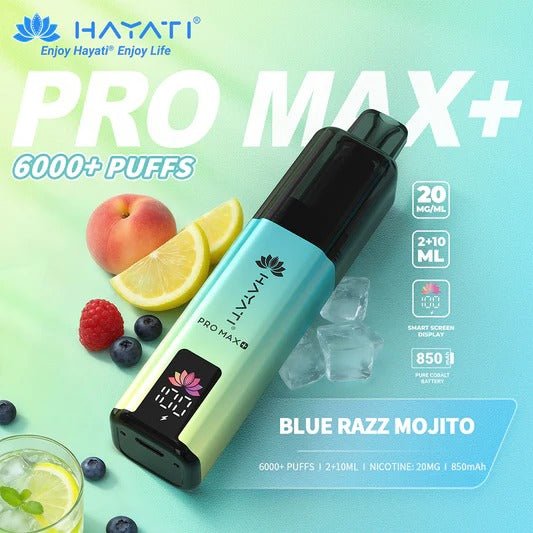 Hayati Pro Max+ 6000 Puffs Vape Kit - Eazy Vapes
