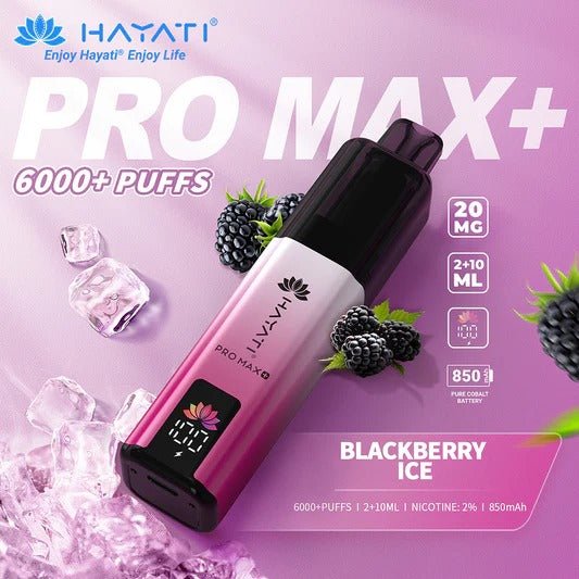 Hayati Pro Max+ 6000 Puffs Vape Kit - Eazy Vapes