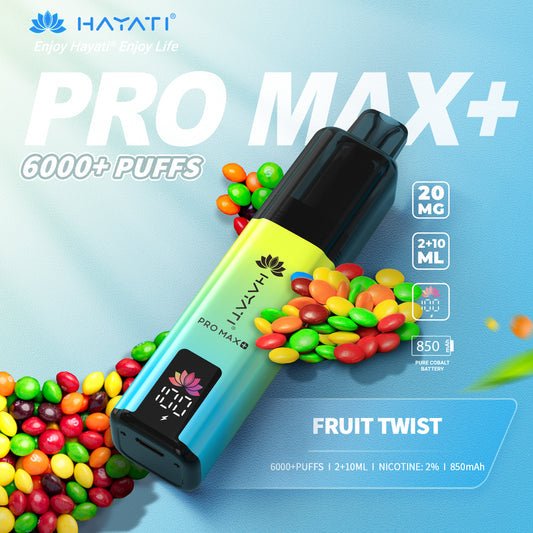 Hayati Pro Max+ 6000 Puffs Vape Kit - Eazy Vapes