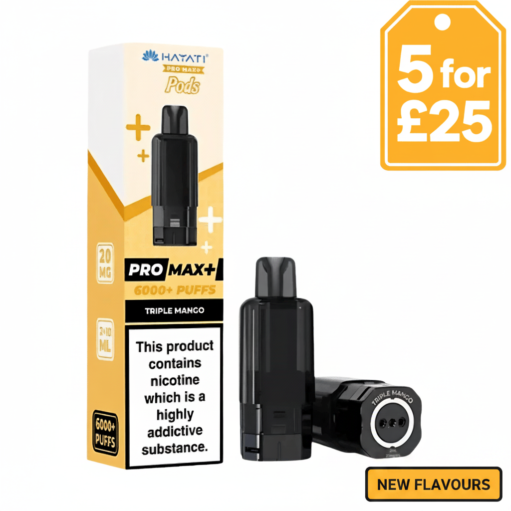 Hayati Pro Max+ 6K Prefilled Pod Refills - Eazy Vapes