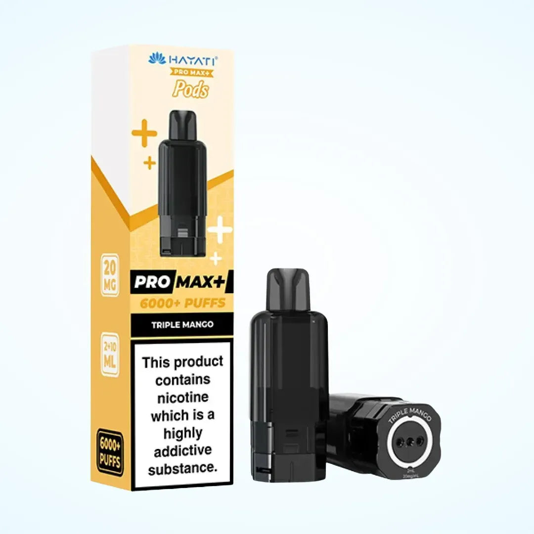 Hayati Pro Max+ 6K Prefilled Pod Refills - Triple Mango