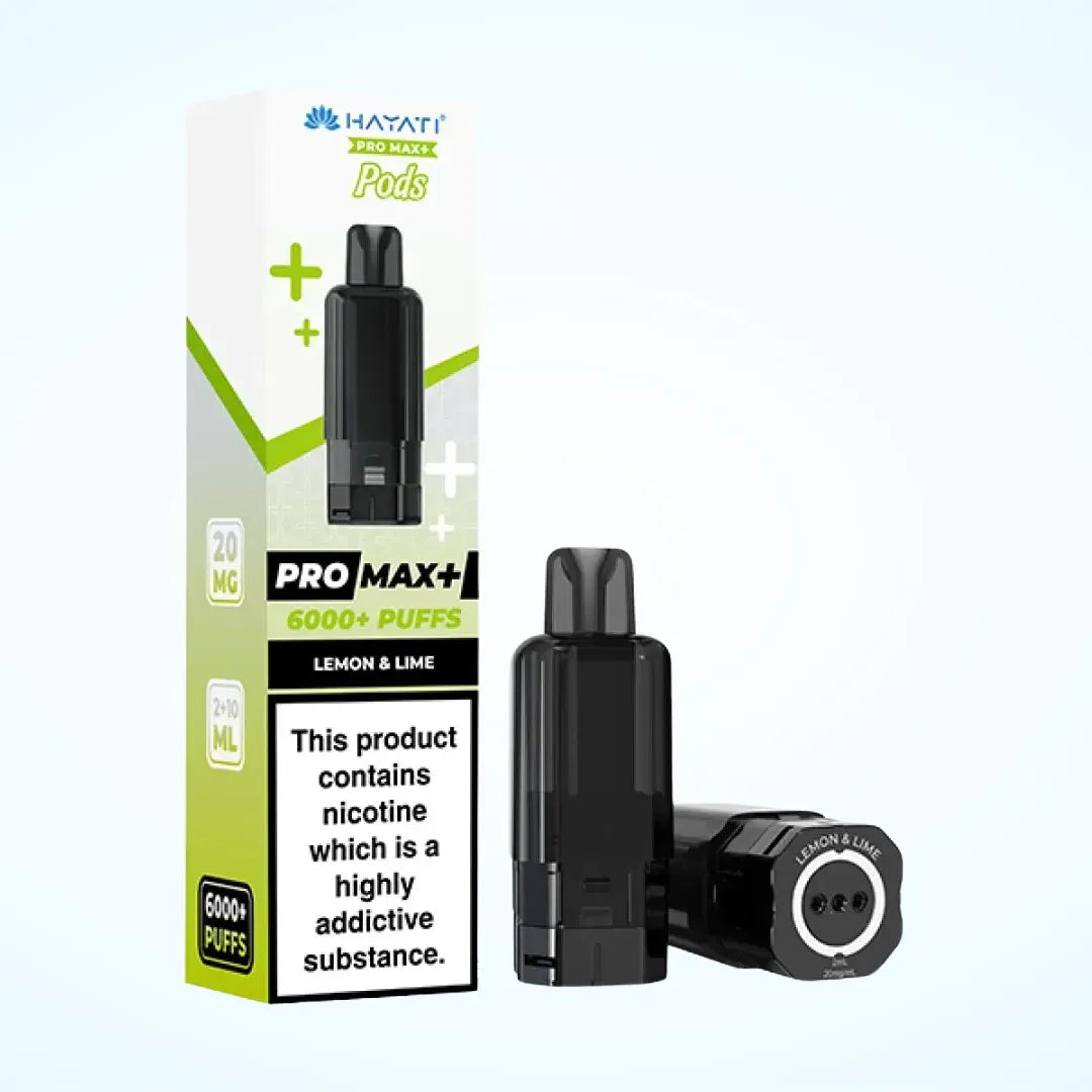 Hayati Pro Max+ 6K Prefilled Pod Refills - Lemon and Lime