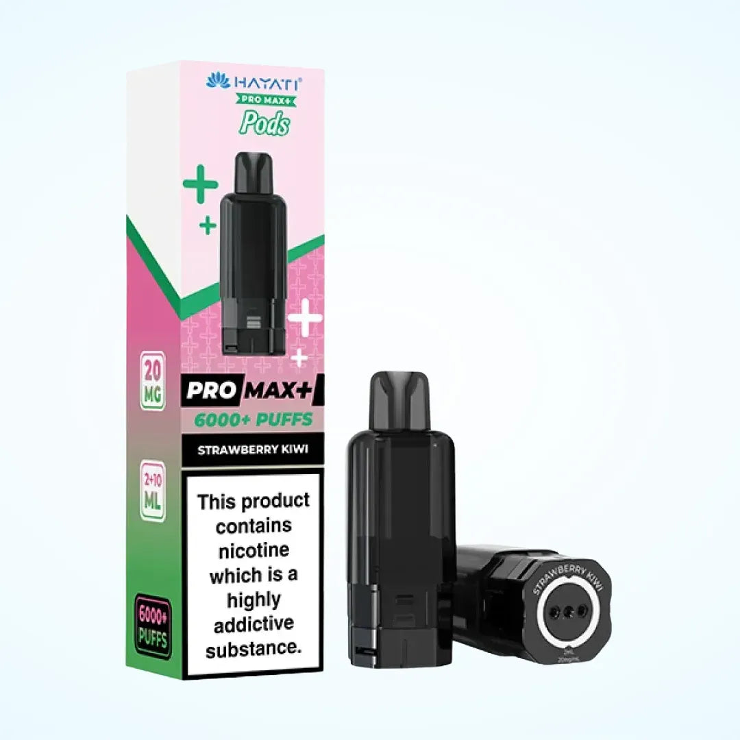 Hayati Pro Max+ 6K Prefilled Pod Refills - Strawberry Kiwi