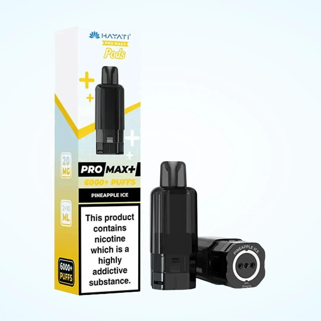 Hayati Pro Max+ 6K Prefilled Pod Refills - Pineapple Ice