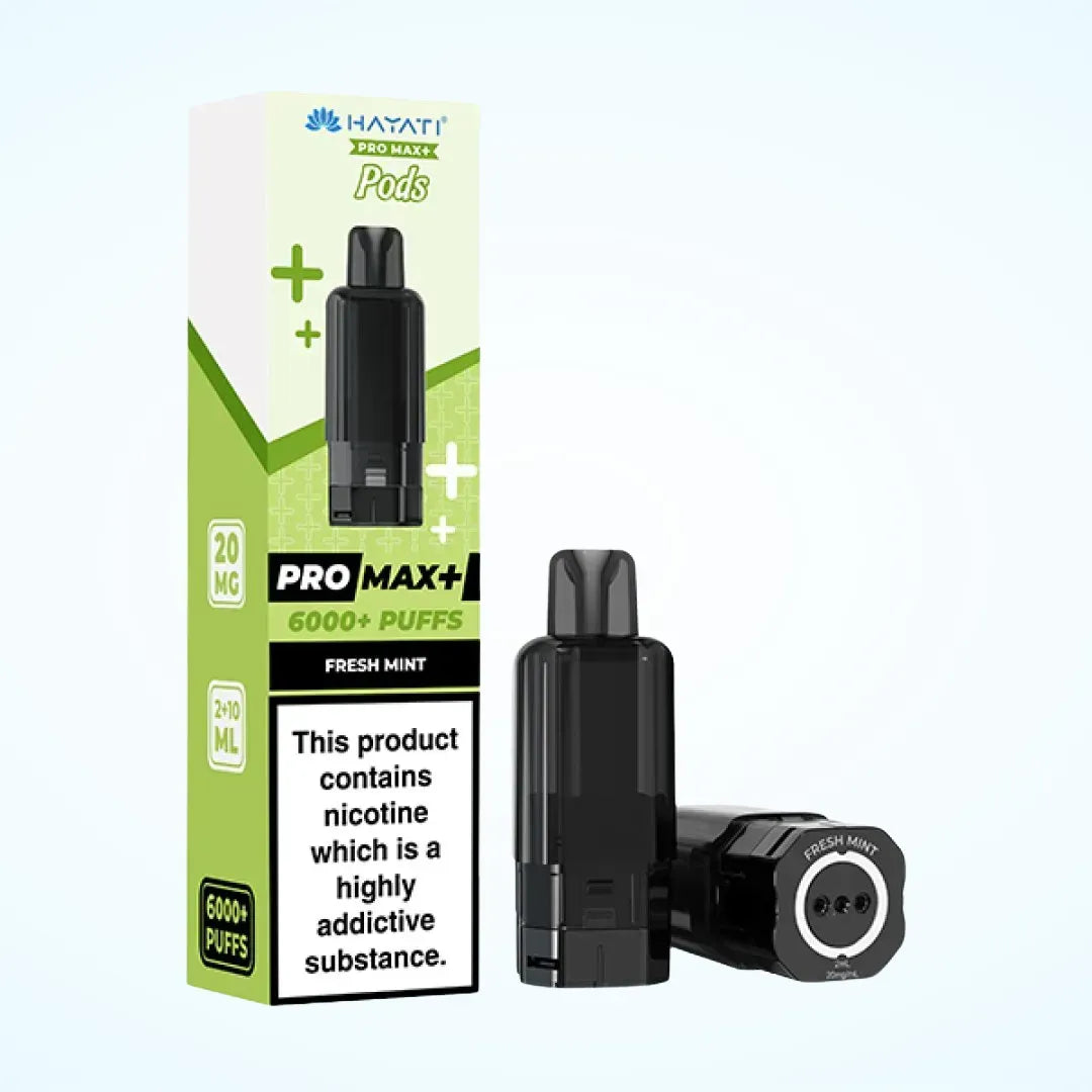 Hayati Pro Max+ 6K Prefilled Pod Refills - Fresh Mint