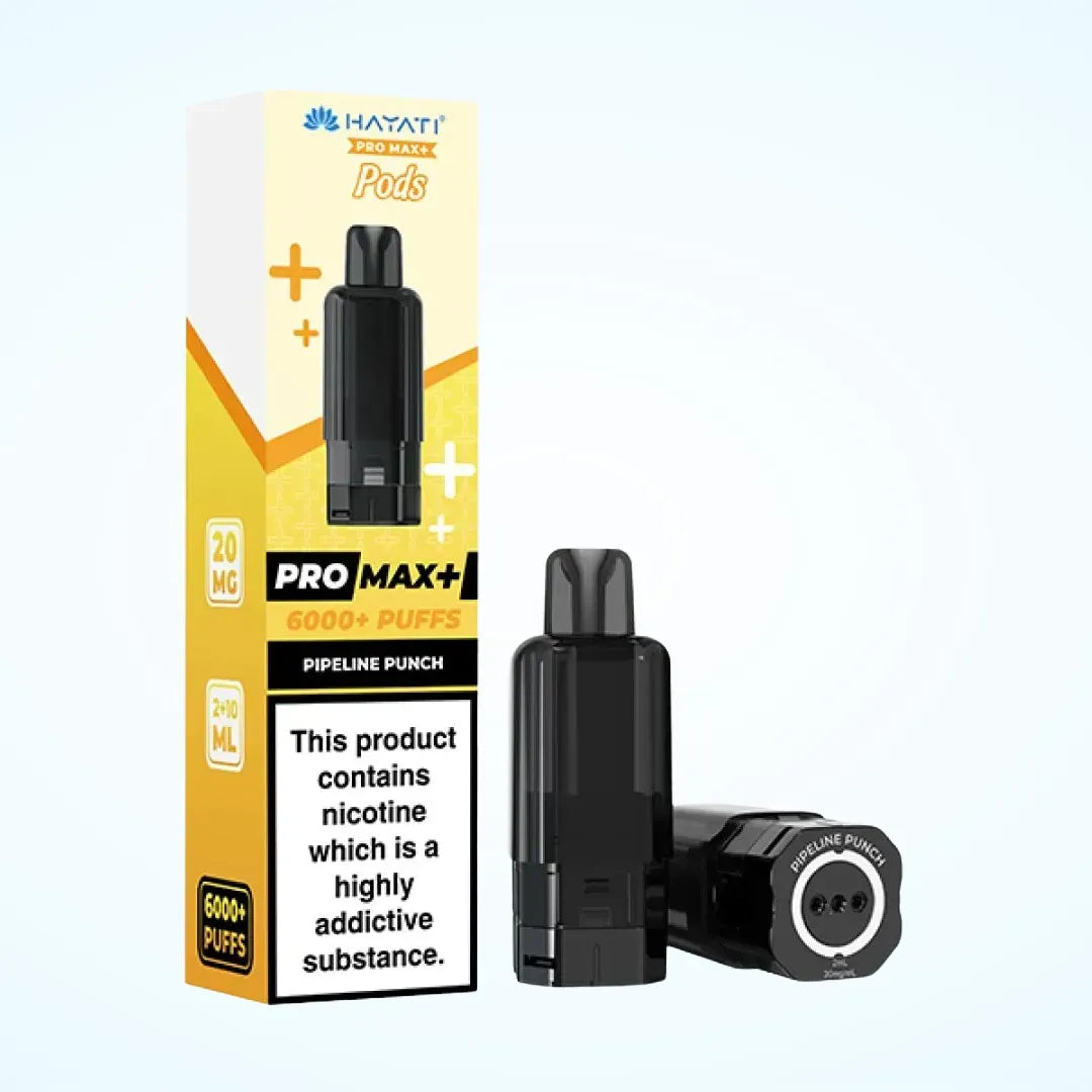 Hayati Pro Max+ 6K Prefilled Pod Refills - Pipeline Punch