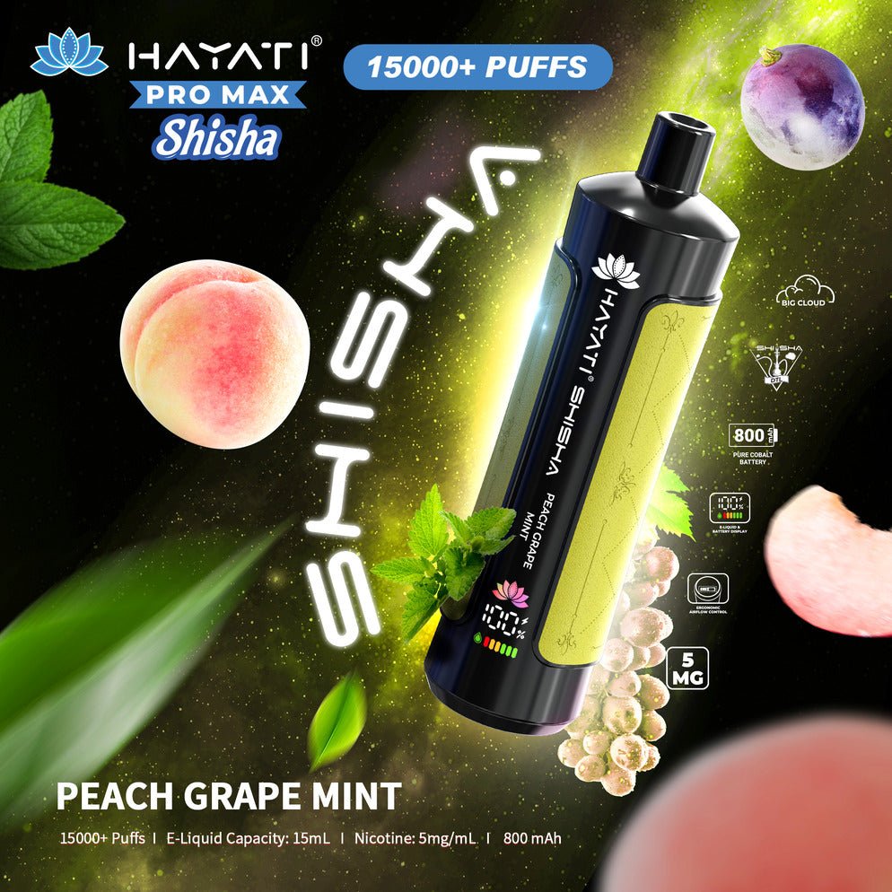 Hayati Pro Max Shisha 15000 Puffs Disposable - Eazy Vapes