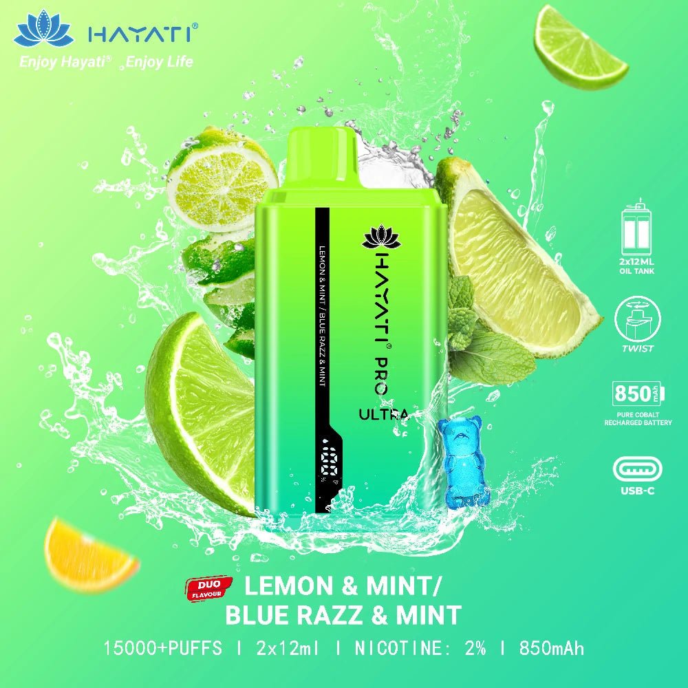 Hayati Pro Ultra 15000 Puffs Disposable - Eazy Vapes