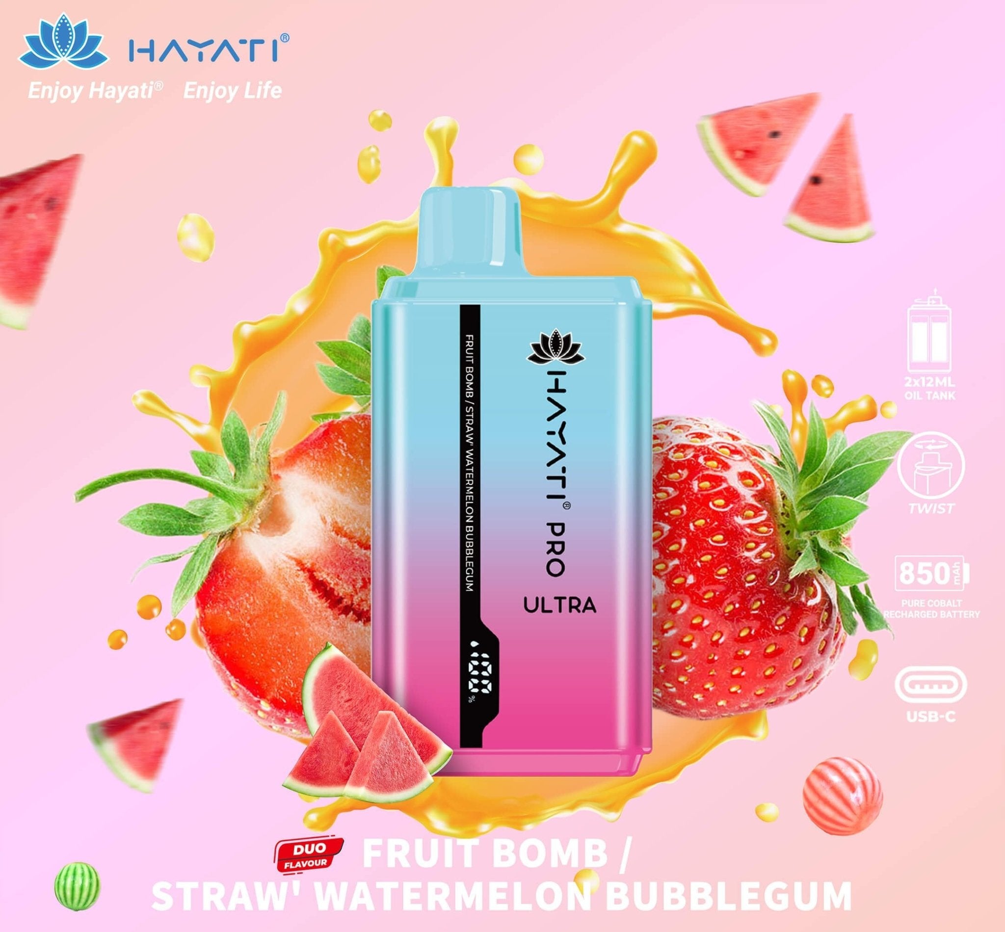 Hayati Pro Ultra 15000 Puffs Disposable - Eazy Vapes