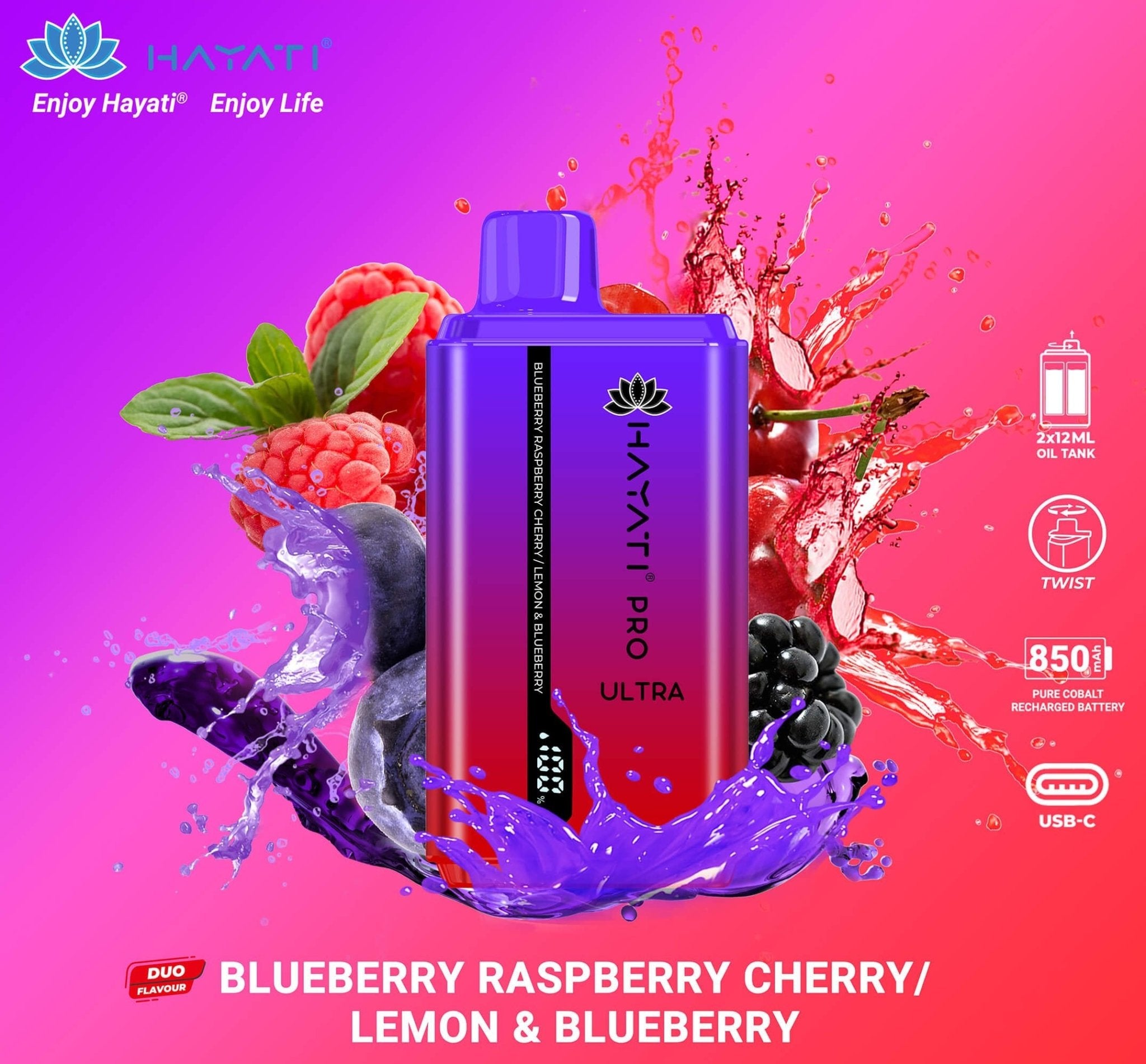 Hayati Pro Ultra 15000 Puffs Disposable - Eazy Vapes