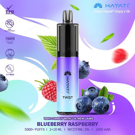 Hayati Twist 5000 Puff Disposable - Eazy Vapes