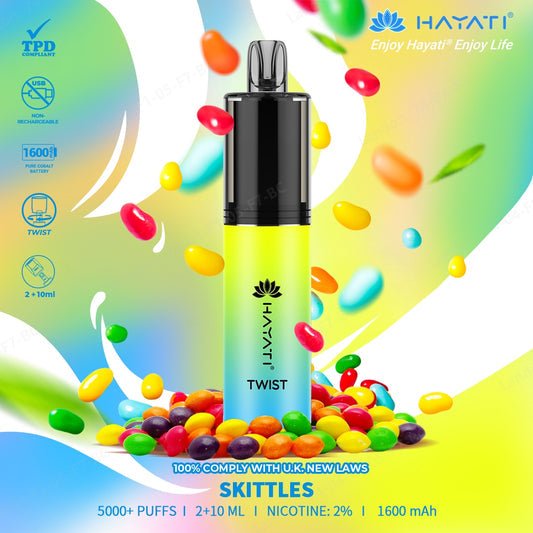 Hayati Twist 5000 Puff Disposable - Eazy Vapes
