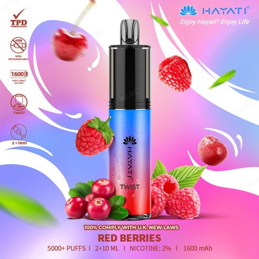 Hayati Twist 5000 Puff Disposable - Eazy Vapes