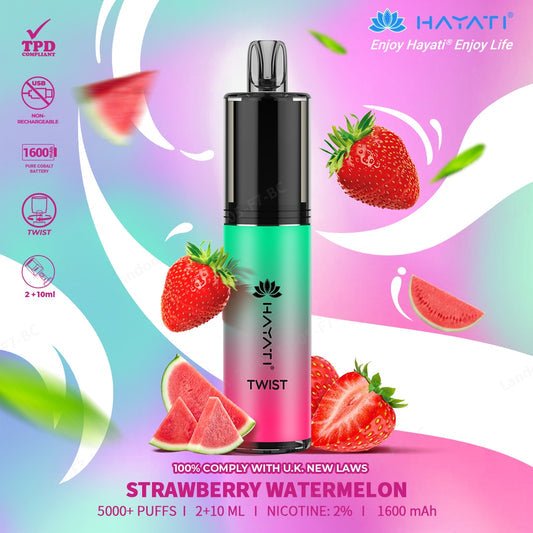 Hayati Twist 5000 Puff Disposable - Eazy Vapes