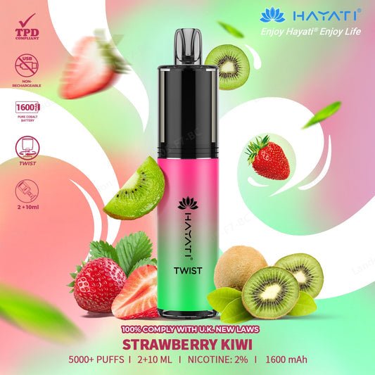 Hayati Twist 5000 Puff Disposable - Eazy Vapes