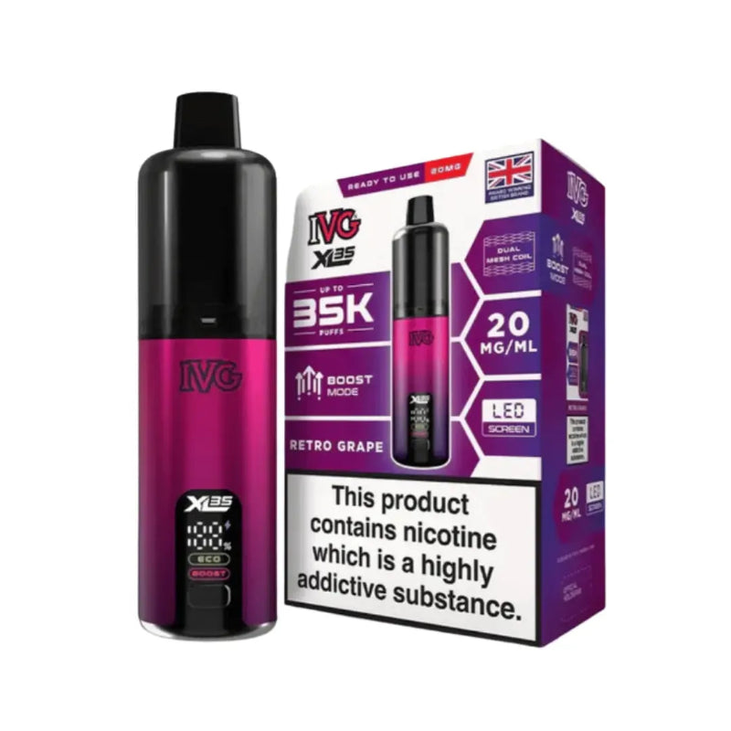 IVG XL 35K Vape Kit - Retro Grape