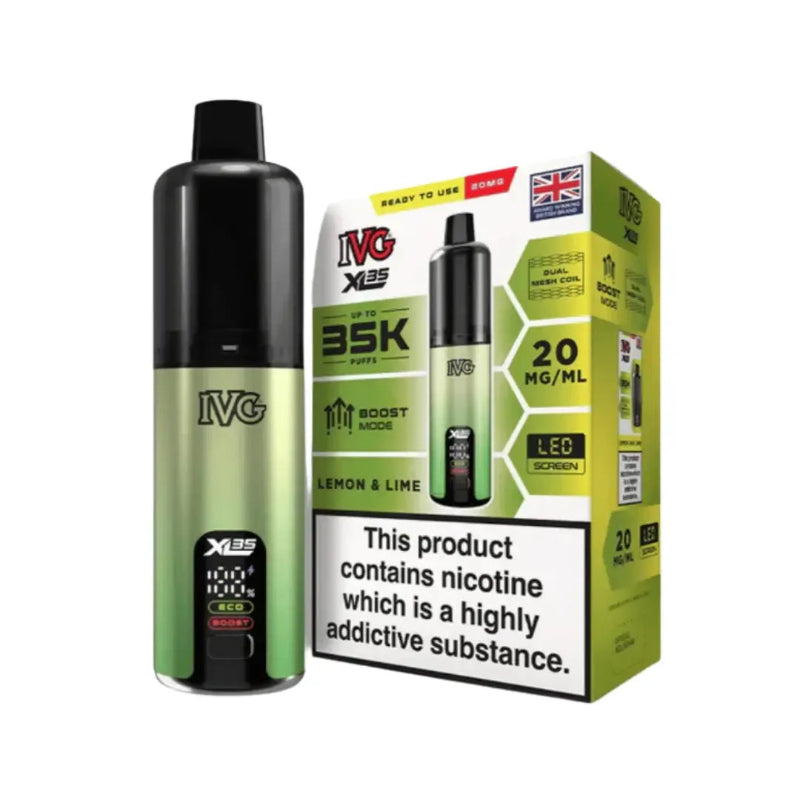 IVG XL 35K Vape Kit - Lemon and Lime