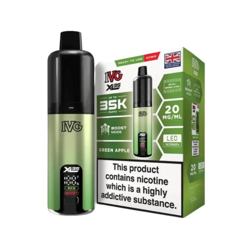 IVG XL 35K Vape Kit - Green Apple