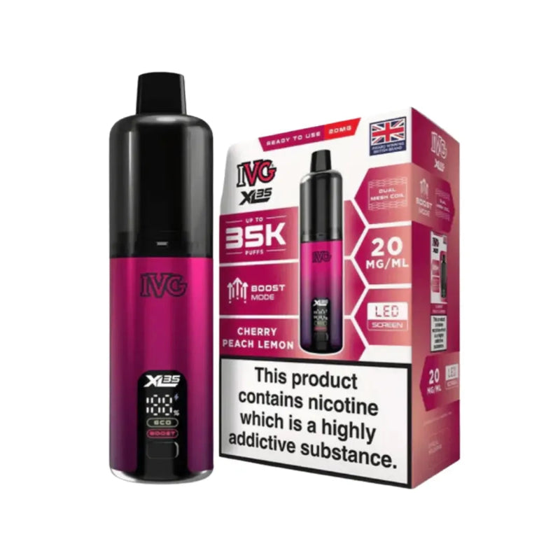IVG XL 35K Vape Kit - Cherry Peach Lemon
