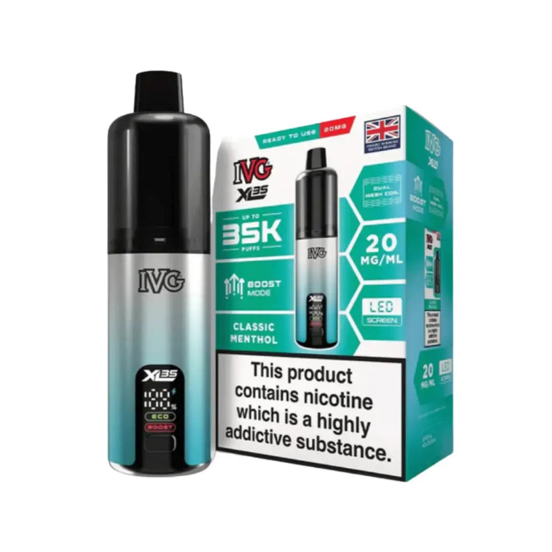 IVG XL 35K Vape Kit - Classic Menthol
