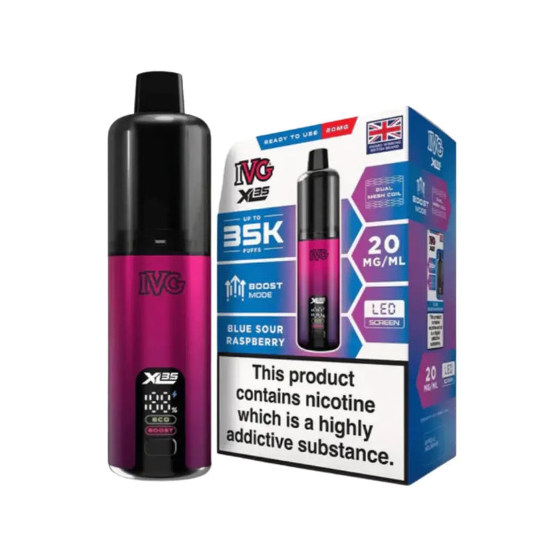 IVG XL 35K Vape Kit - Blue Sour Raspberry