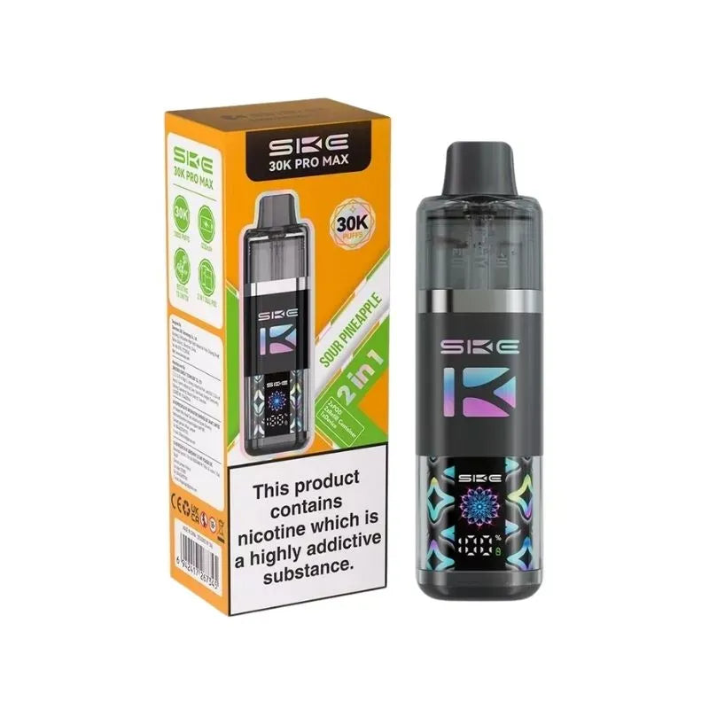 SKE Pro Max 30K Sour Pineapple fruity flavour vape