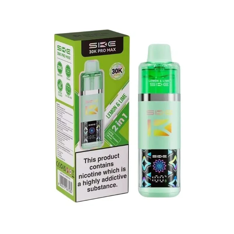 SKE Pro Max 30K Lemon and Lime citrus flavour vape