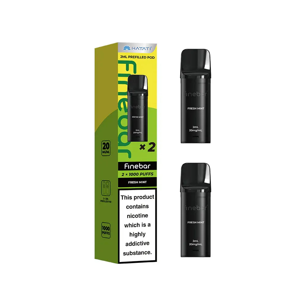 Hayati Finebar 1000 Replacement Pods - Buy at Eazy Vapes