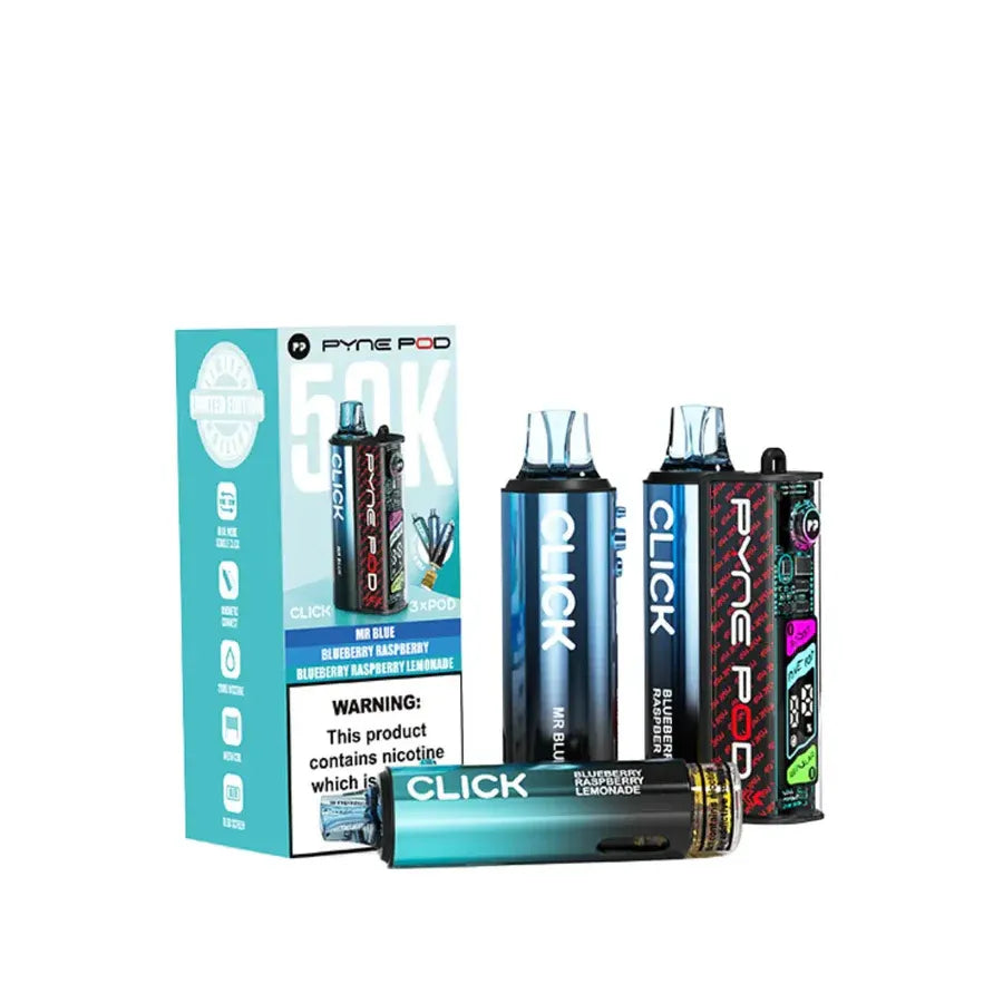 Pyne Pod Click 50K Vape Kit - Blue Edition