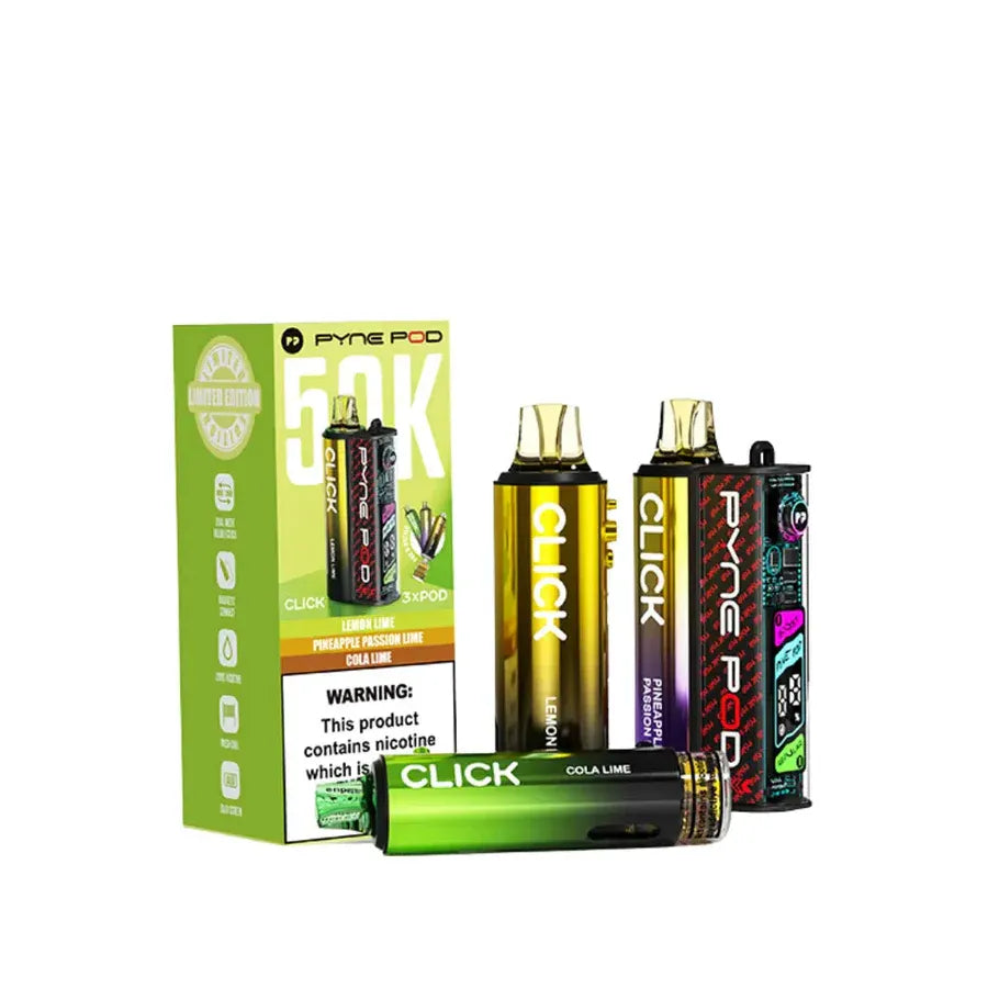 Pyne Pod Click 50K Vape Kit - Lime Edition