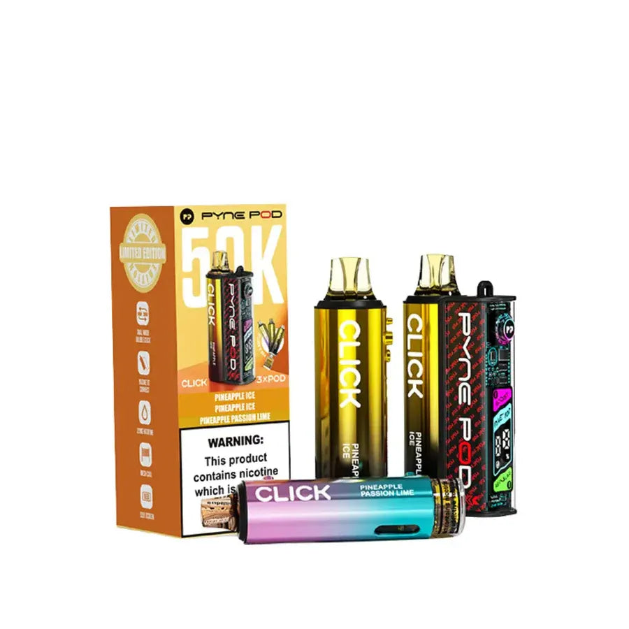 Pyne Pod Click 50K Vape Kit - Pineapple Edition