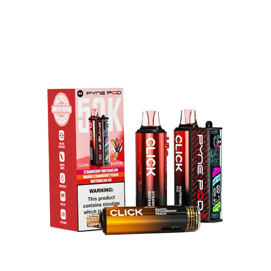 Pyne Pod Click 50K Vape Kit - Red Edition