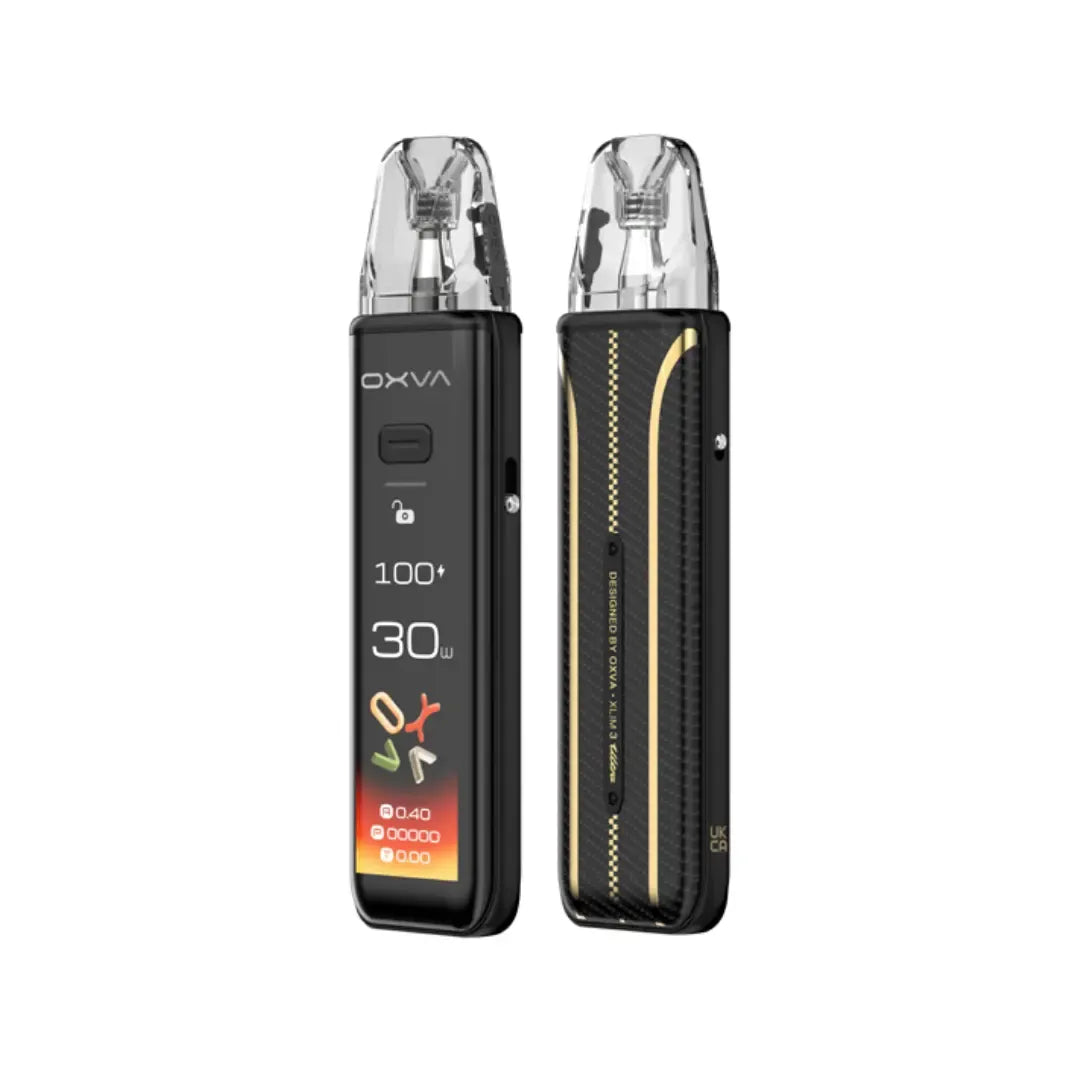 OXVA Xlim 3 Ultra Pod Kit in Carbon – Buy Online UK at Eazy Vapes